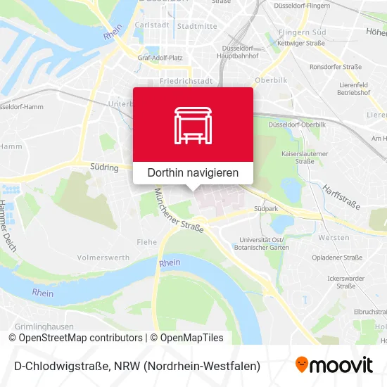 D-Chlodwigstraße Karte