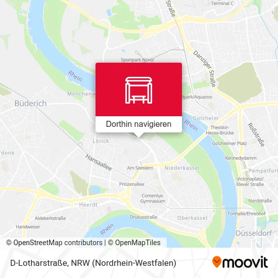 D-Lotharstraße Karte