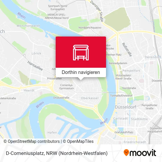 D-Comeniusplatz Karte