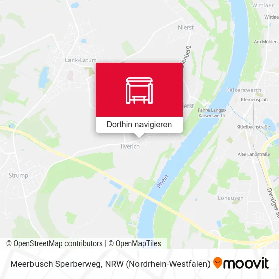 Meerbusch Sperberweg Karte