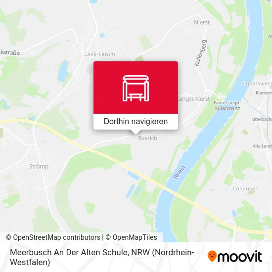 Meerbusch An Der Alten Schule Karte