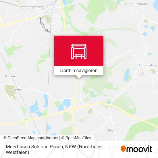 Meerbusch Schloss Pesch Karte