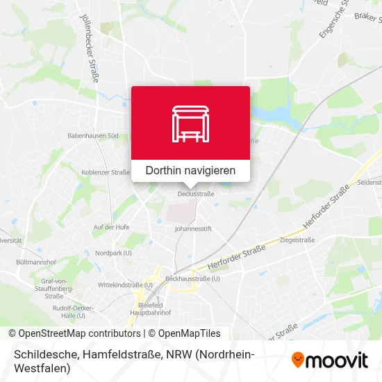 Schildesche, Hamfeldstraße Karte