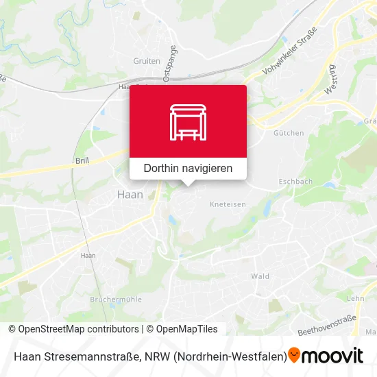 Haan Stresemannstraße Karte