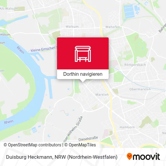 Duisburg Heckmann Karte