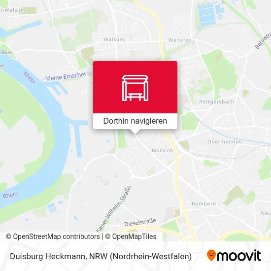 Duisburg Heckmann Karte
