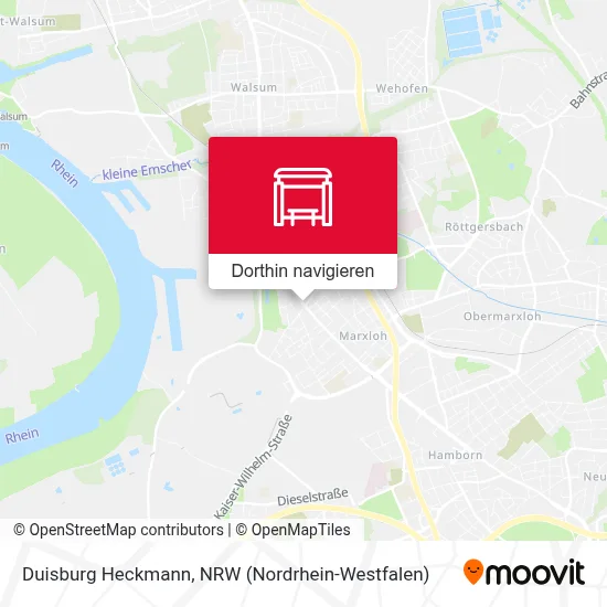 Duisburg Heckmann Karte