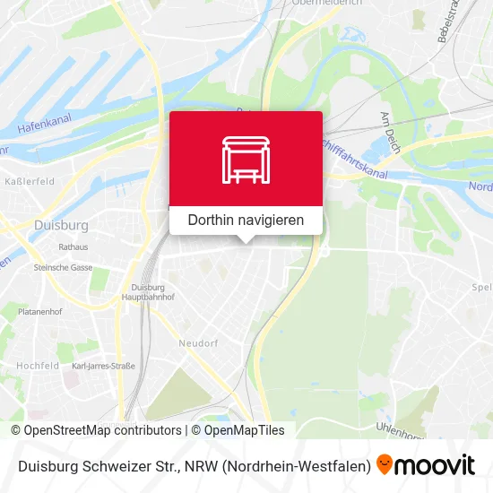 Duisburg Schweizer Str. Karte