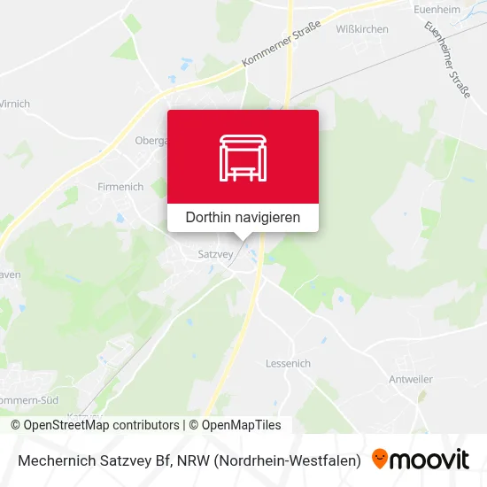 Mechernich Satzvey Bf Karte