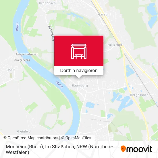 Monheim (Rhein), Im Sträßchen Karte