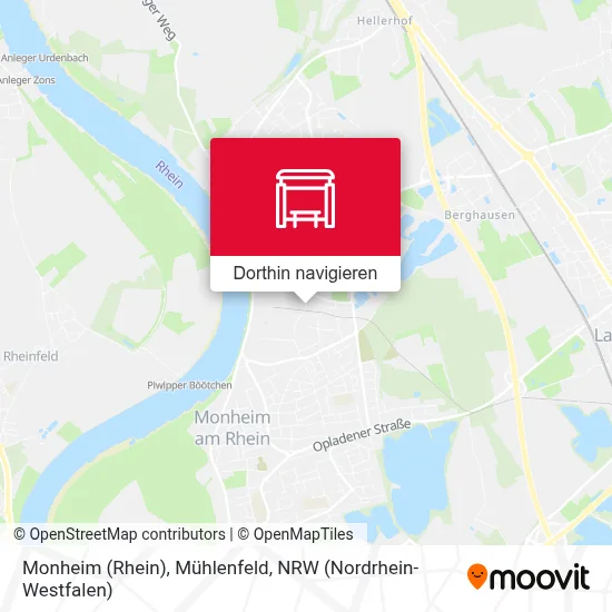 Monheim (Rhein), Mühlenfeld Karte