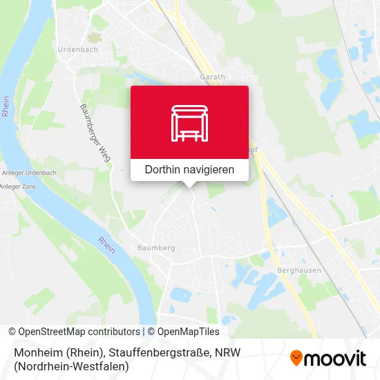 Monheim (Rhein), Stauffenbergstraße Karte