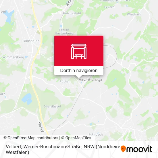 Velbert, Werner-Buschmann-Straße Karte