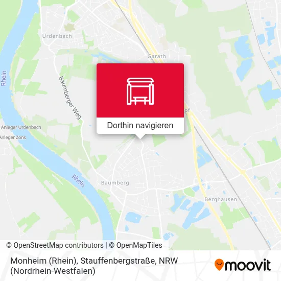 Monheim (Rhein), Stauffenbergstraße Karte