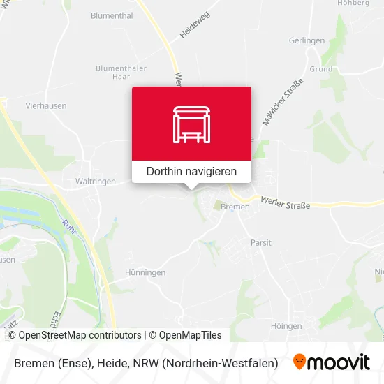 Bremen (Ense), Heide Karte