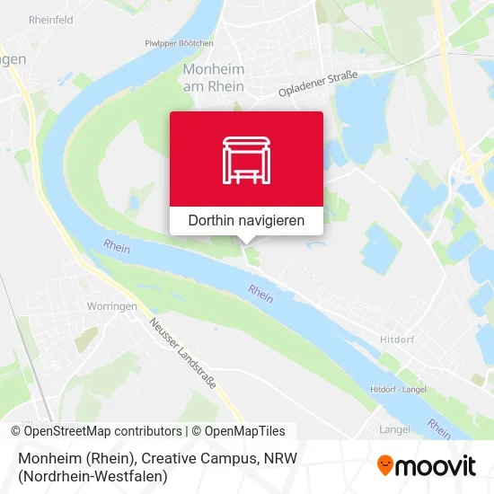 Monheim (Rhein), Creative Campus Karte