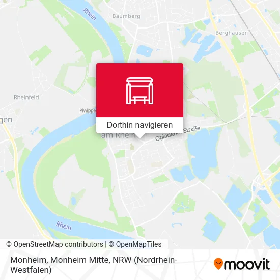 Monheim, Monheim Mitte Karte