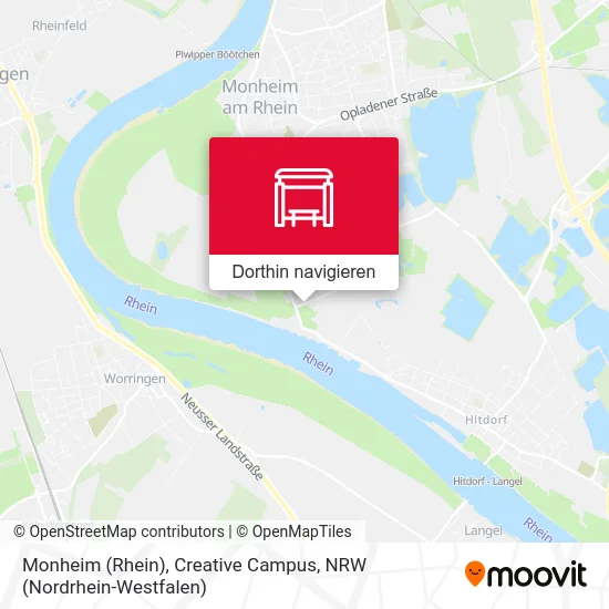 Monheim (Rhein), Creative Campus Karte