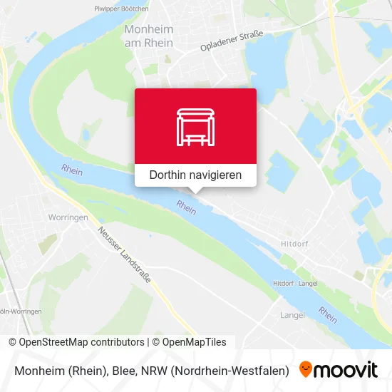 Monheim (Rhein), Blee Karte