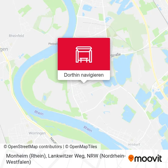 Monheim (Rhein), Lankwitzer Weg Karte