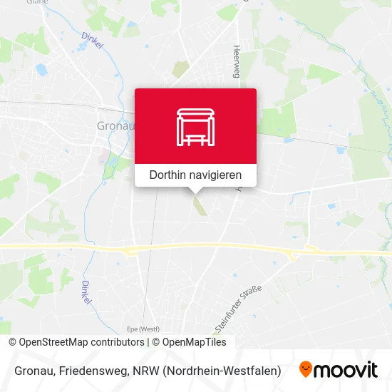 Gronau, Friedensweg Karte