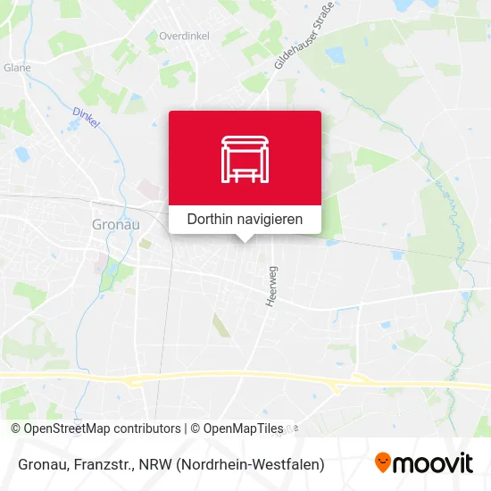 Gronau, Franzstr. Karte