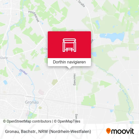 Gronau, Bachstr. Karte