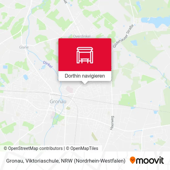 Gronau, Viktoriaschule Karte