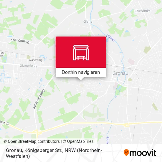 Gronau, Königsberger Str. Karte
