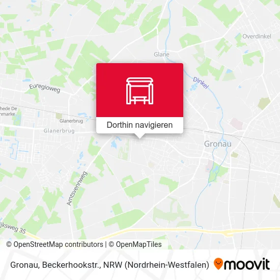 Gronau, Beckerhookstr. Karte