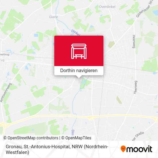 Gronau, St.-Antonius-Hospital Karte