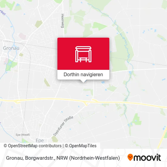 Gronau, Borgwardstr. Karte