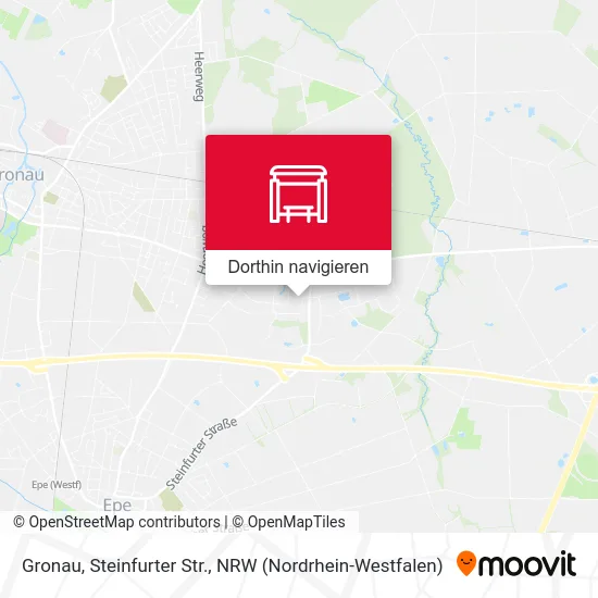 Gronau, Steinfurter Str. Karte