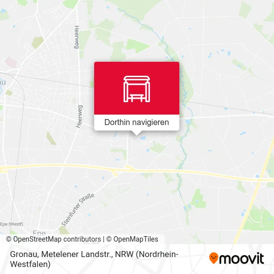 Gronau, Metelener Landstr. Karte