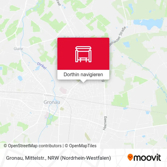 Gronau, Mittelstr. Karte