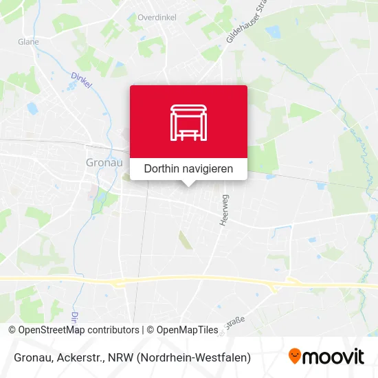 Gronau, Ackerstr. Karte