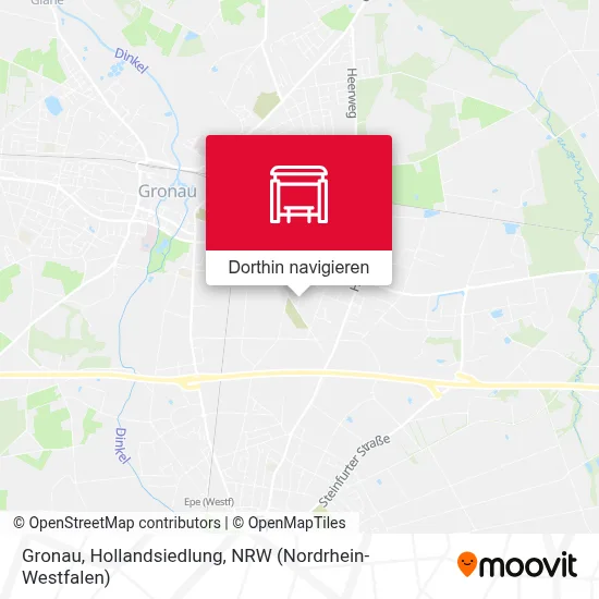 Gronau, Hollandsiedlung Karte