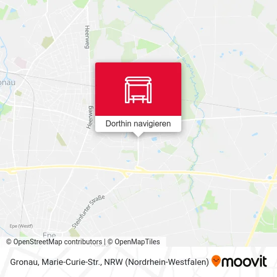 Gronau, Marie-Curie-Str. Karte