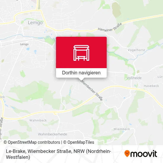 Le-Brake, Wiembecker Straße Karte