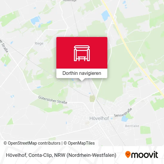 Hövelhof, Conta-Clip Karte