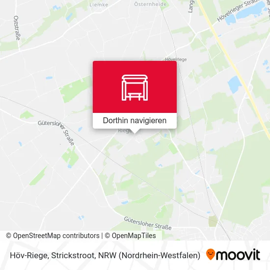 Höv-Riege, Strickstroot Karte