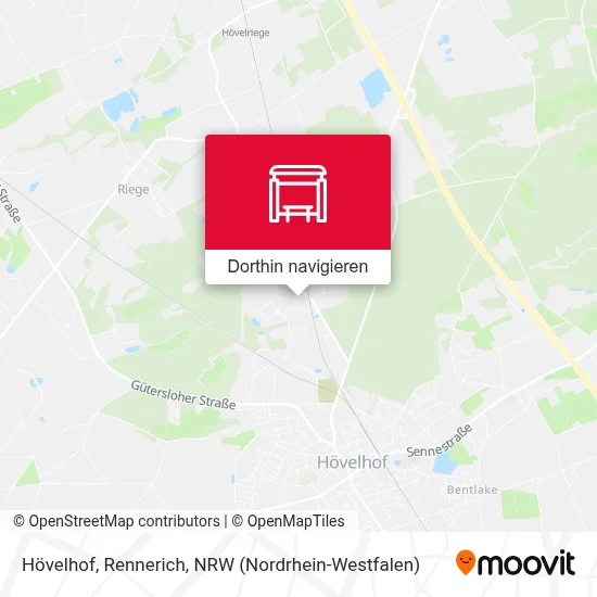 Hövelhof, Rennerich Karte