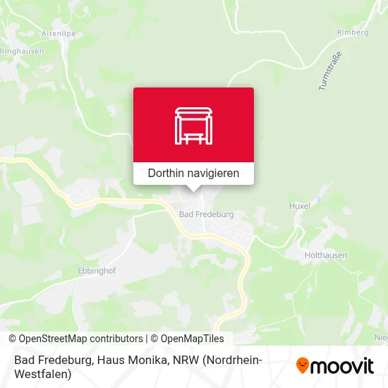 Bad Fredeburg, Haus Monika Karte