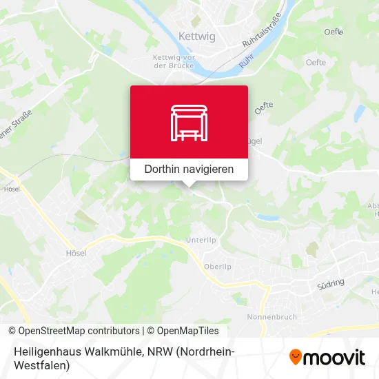 Heiligenhaus Walkmühle Karte