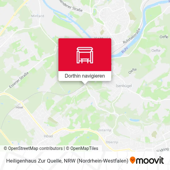 Heiligenhaus Zur Quelle Karte