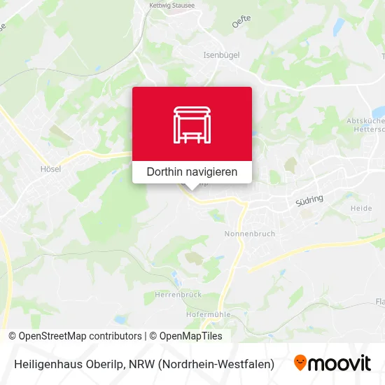 Heiligenhaus Oberilp Karte