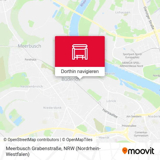 Meerbusch Grabenstraße Karte