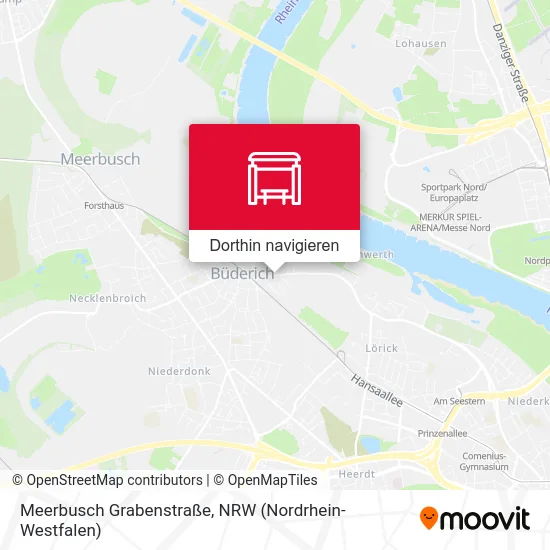 Meerbusch Grabenstraße Karte