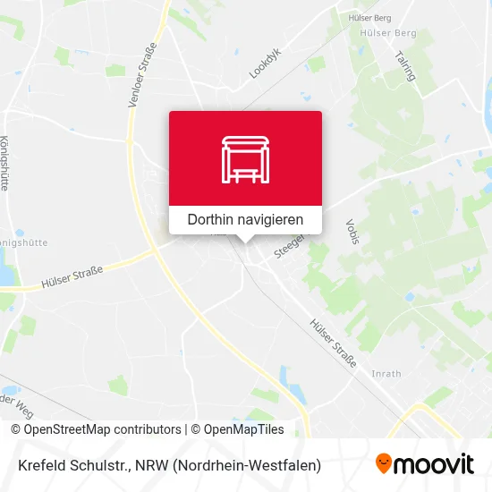 Krefeld Schulstr. Karte