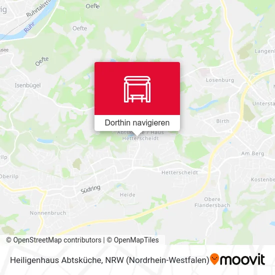 Heiligenhaus Abtsküche Karte